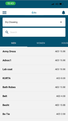Android application White Crystal Laundry screenshort
