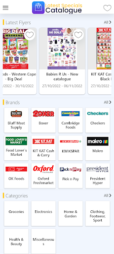 Android application Latest Specials Catalogue Coaz screenshort