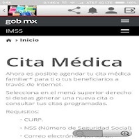 Agendar Cita IMSS