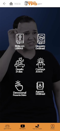 Android application Bíblia TPS screenshort