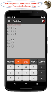 TechCalc Taschenrechner Screenshot
