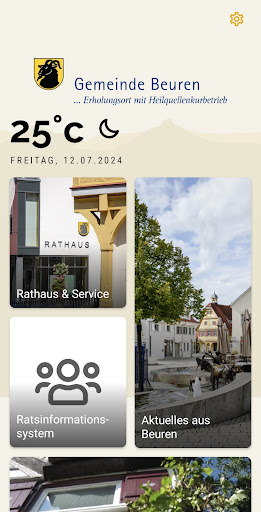 Android application Gemeinde Beuren screenshort