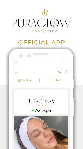 Android application Puraglow Cosmetics screenshort