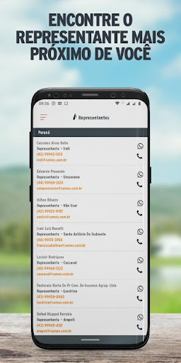 Android application Semex Brasil screenshort