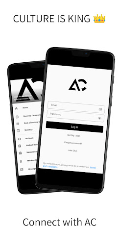 Android application Athletic Culture Gym screenshort