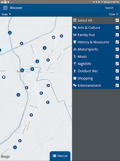 Screenshot of Discover Bristol TN | VA