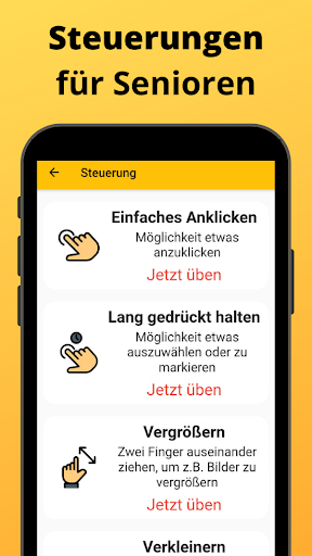 Senioren mit Smartphone Screen 2