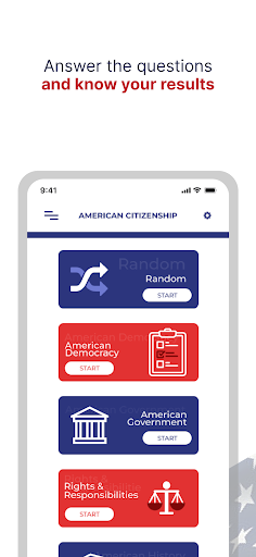 American Citizenship Test Screen 3