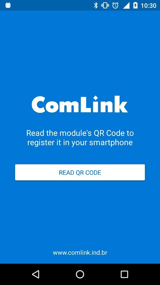 Android application Inclinomoto Comlink screenshot