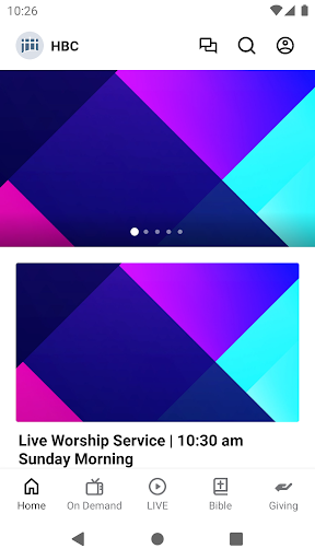 Android application HBCAcworth screenshort