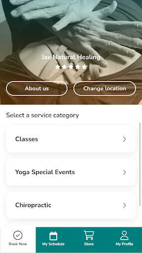 Android application Jacksonville Natural Healing screenshort