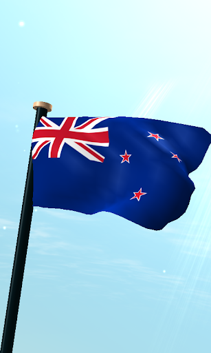 Android application New Zealand Flag 3D Wallpaper screenshort