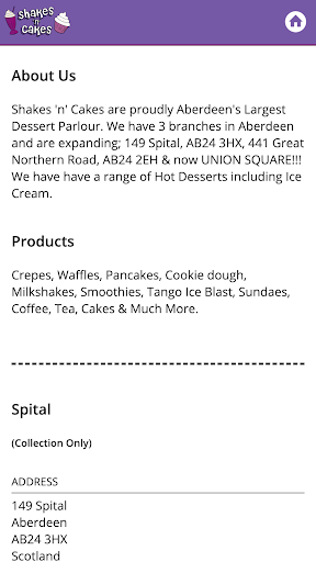 Shakes N Cakes Screen 3