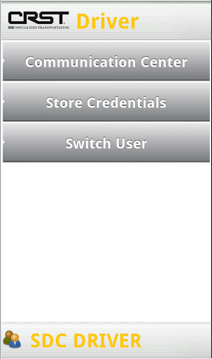 CRST Driver SVC Screen 2