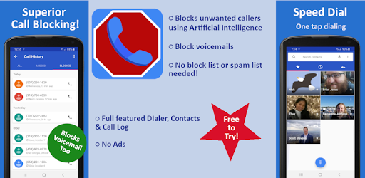Android application BlockCaller Plus screenshort