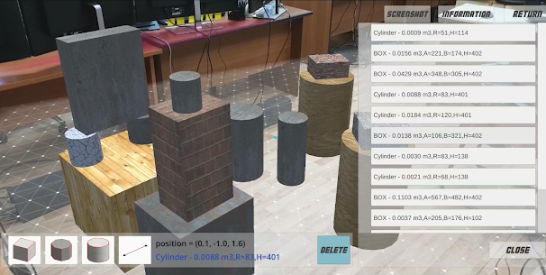 CUBE: Model and measure in AR 8