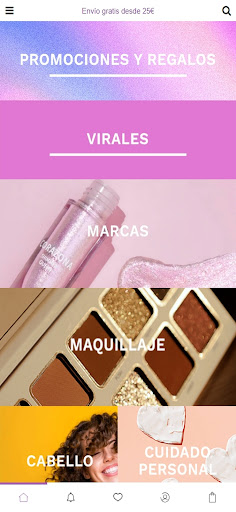 Android application Maquillalia screenshort