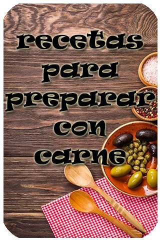Android application sencillas recetas con carne screenshort