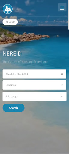 Android application NEREID screenshort