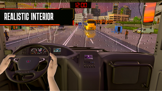 Jogo de simulador de ônibus 3D