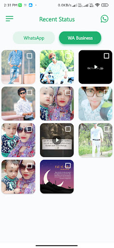 Android application WAStory Saver: Status Download screenshort