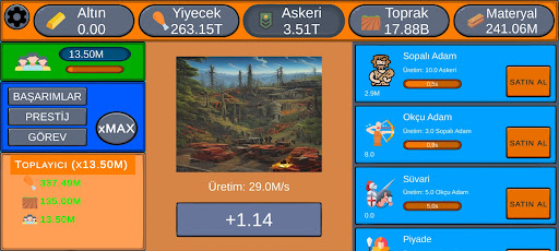 Android application Human Evolution: Idle Game screenshort