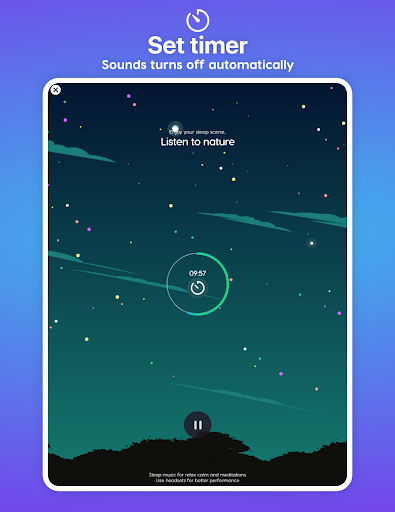 Screenshot of Sleep Sounds - relaxing music