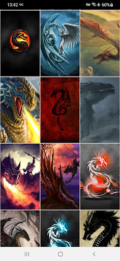 Android application Dragon Wallpapers screenshort