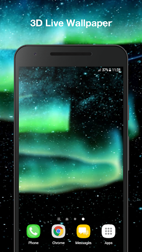 Android application Aurora Live Wallpaper Pro screenshort