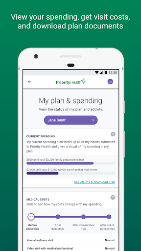 Priority Health Member Portal Screen 2