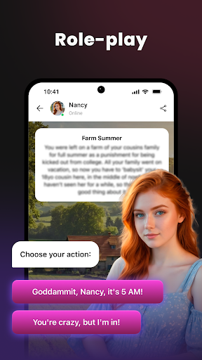 Pheon: AI Girlfriend Chat Bot Screenshot