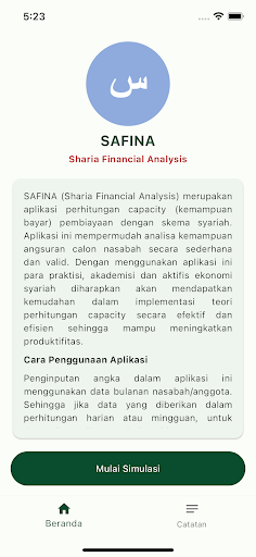 Android application Safina screenshort