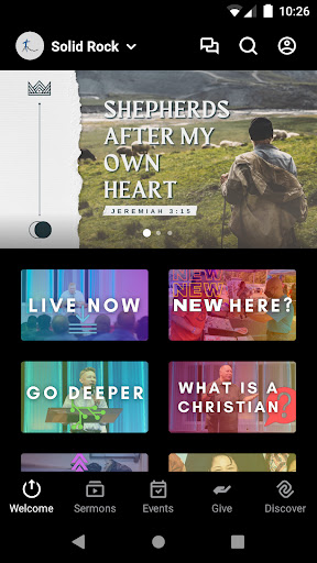 Android application SRChurch screenshort