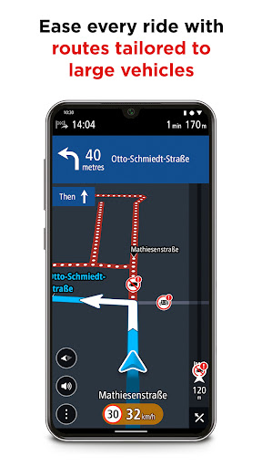Screenshot of TomTom GO Fleet