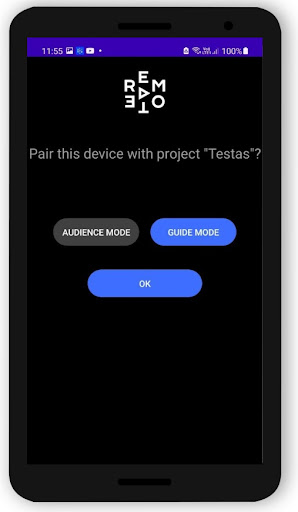 Android application Remote Player screenshort