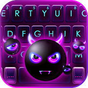 Devil Emoji Keyboard Background