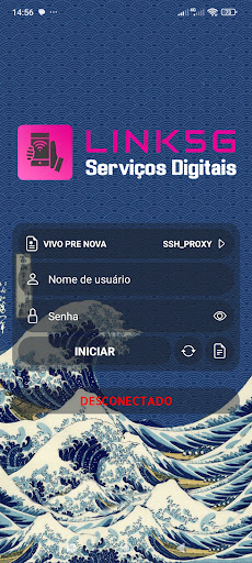 Android application Link5G screenshort