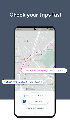 ABAX Driver Screen 2