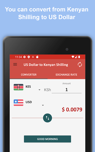 US Dollar to Kenyan Shilling