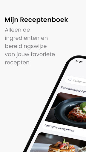 Android application Mijn Receptenboek screenshort