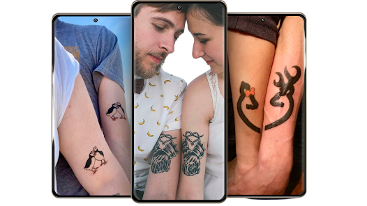 Captura 1 Couple Tattoo Designs android