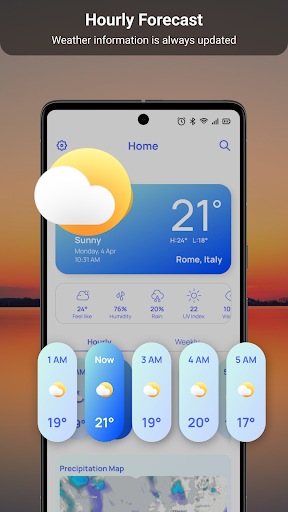 Android application Weather Radar and Weather Live screenshort