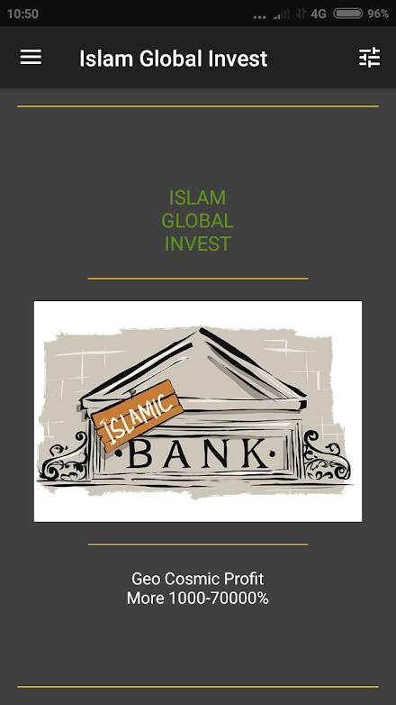 Islam Clobal Invest Screen 1