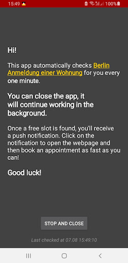 Berlin Anmeldung Screen 2