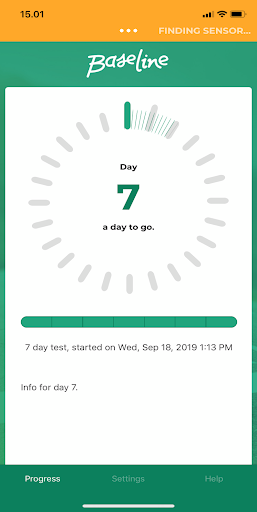 Android application Exsed Baseline screenshort