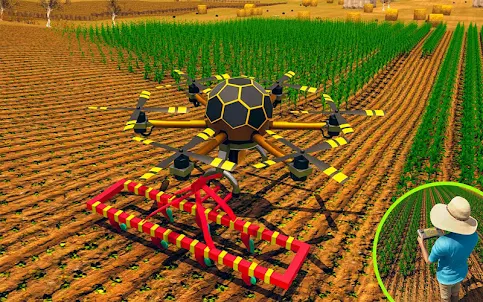 drone agricultura simulador
