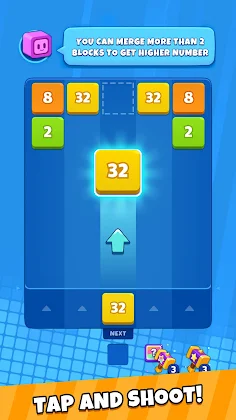 Happy Puzzle™ Shoot Block 2048 - Screenshot 1