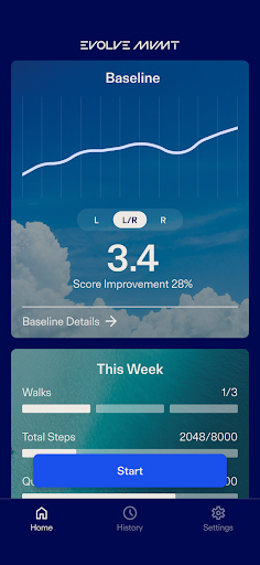 Android application Evolve MVMT screenshort