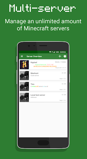 Android application CraftControl | RCON tool screenshort