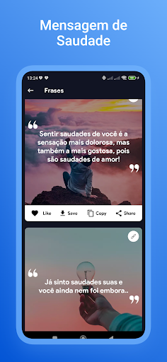 Mensagem de Saudade Screen 3
